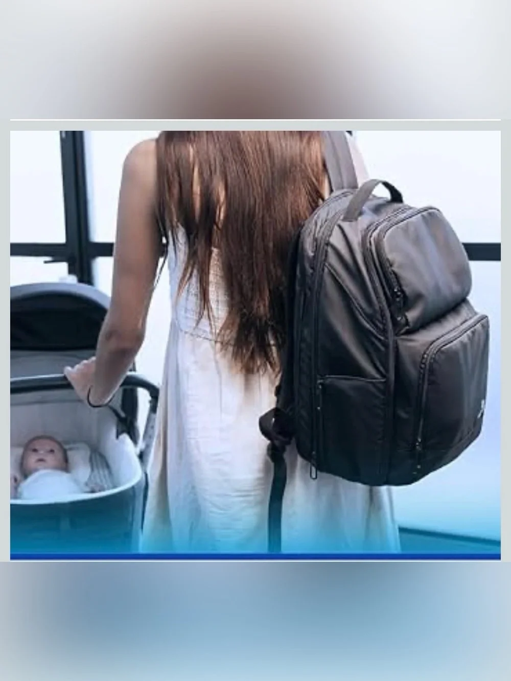 Diaper Bag Backpack – Baby Bag With USB Port, Changing Pad, Laptop Pocket
